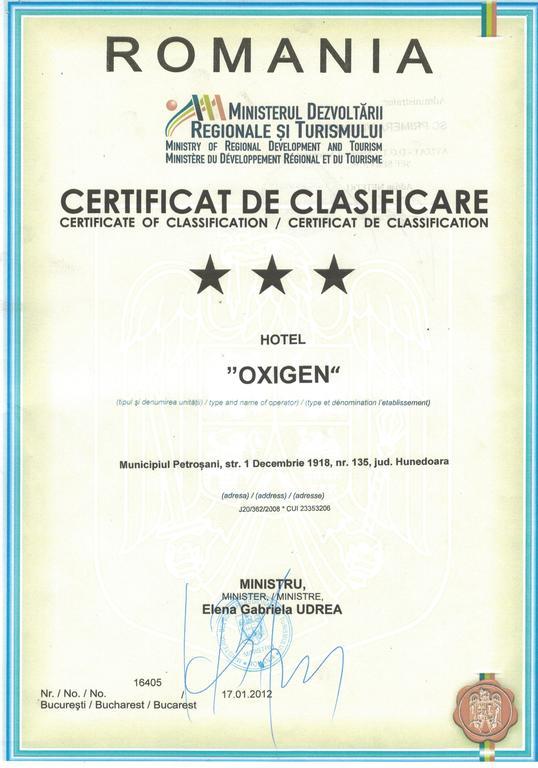 Hotel Oxigen Petrosani Bagian luar foto
